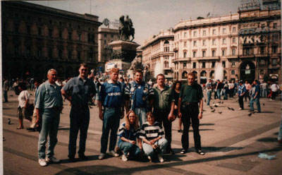 Angekommen auf dem Domplatz in Mailand
